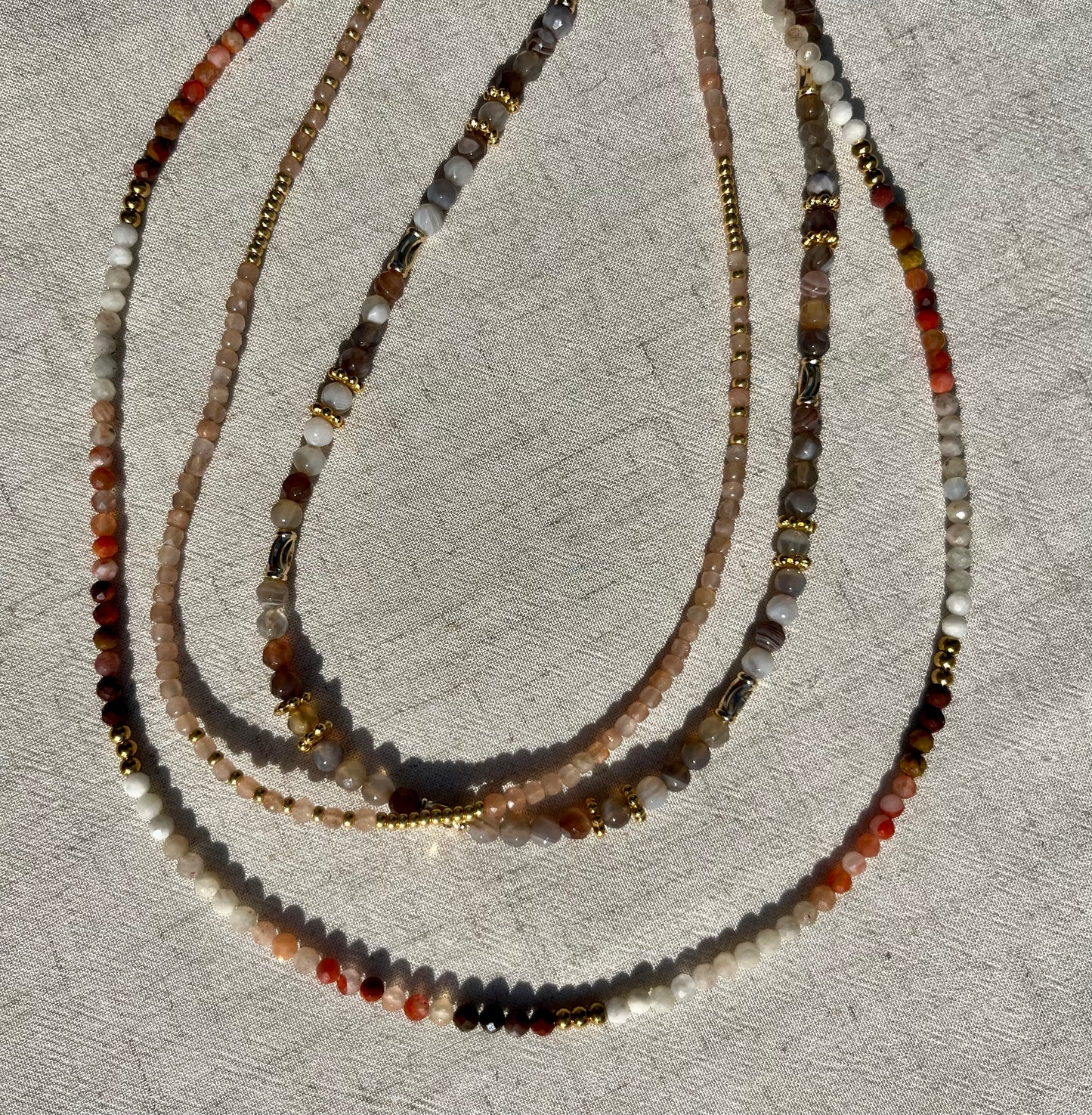 Collier RHEM Agate du Botswana